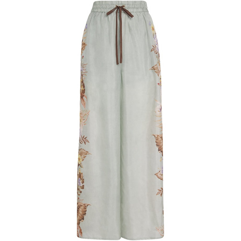 Zimmermann Silk Coco Relaxed Trousers