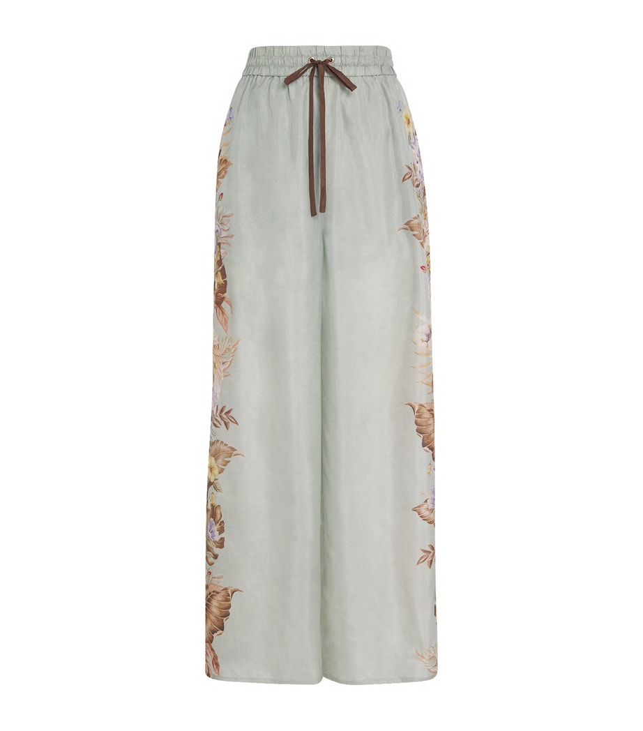 Zimmermann Silk Coco Relaxed Trousers