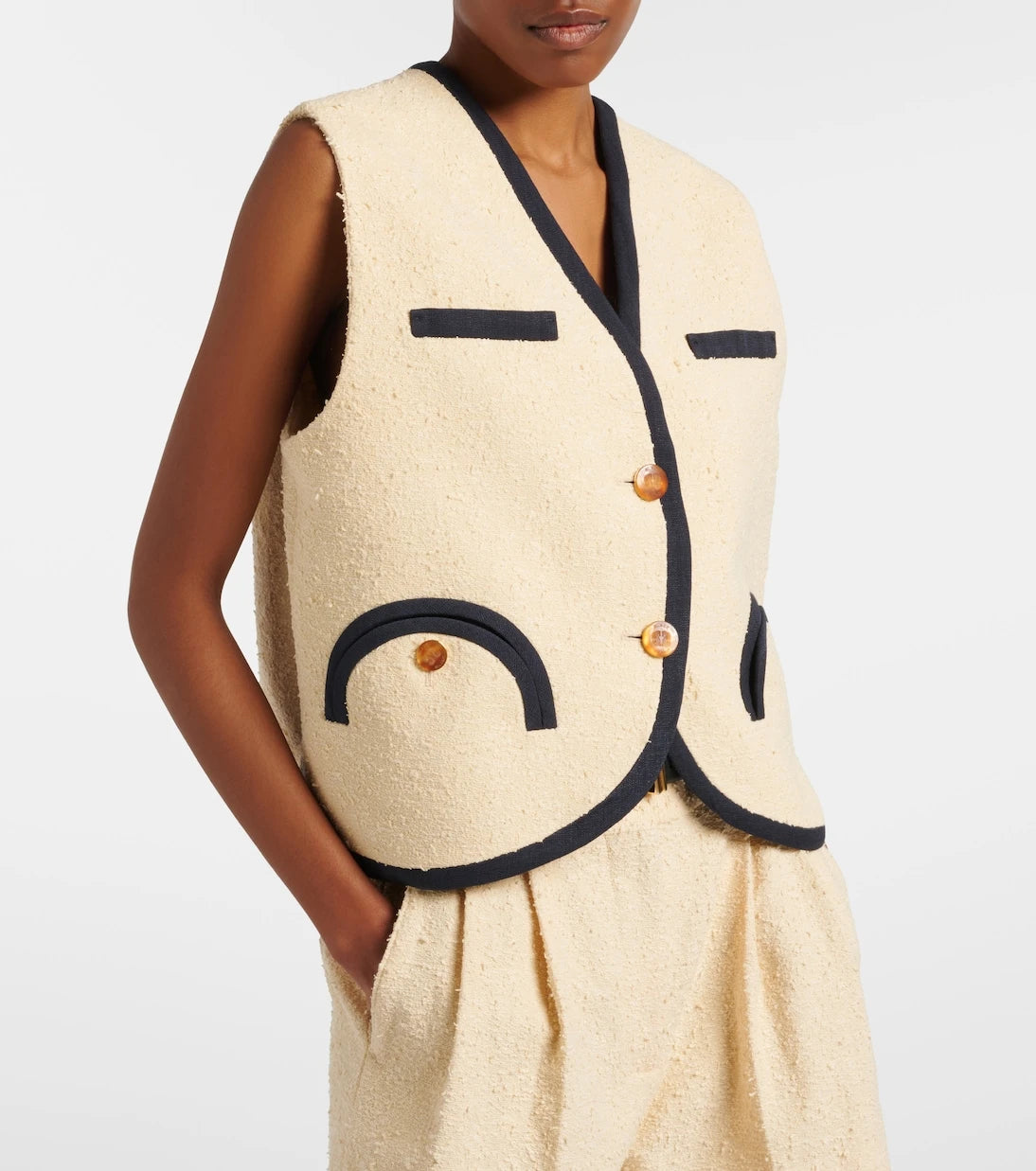 Blazé Milano - Gliss cotton-blend vest