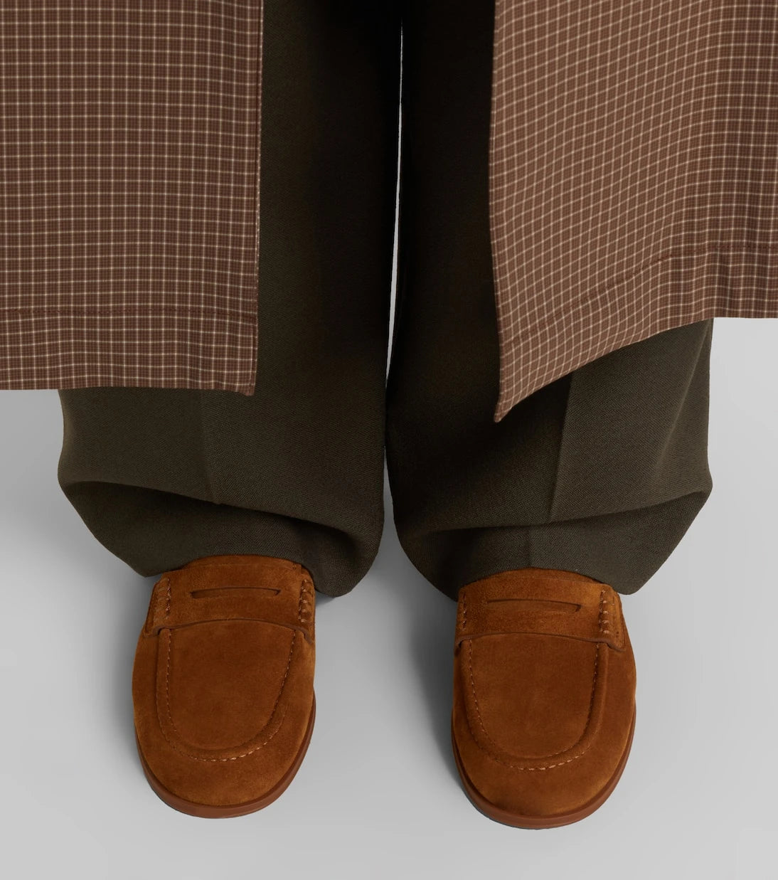 Gianvito Rossi - Georgie suede penny loafers