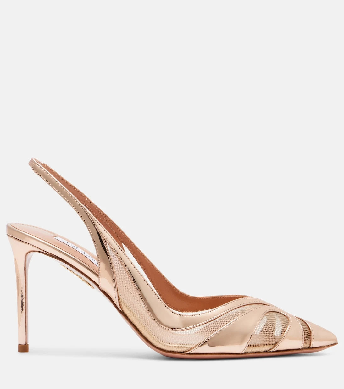 Aquazzura - Lune 85 slingback pumps