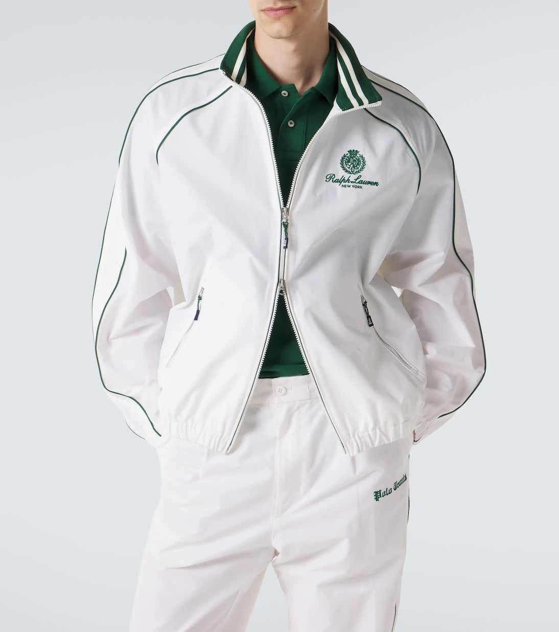 Polo Ralph Lauren - Logo cotton-blend track jacket