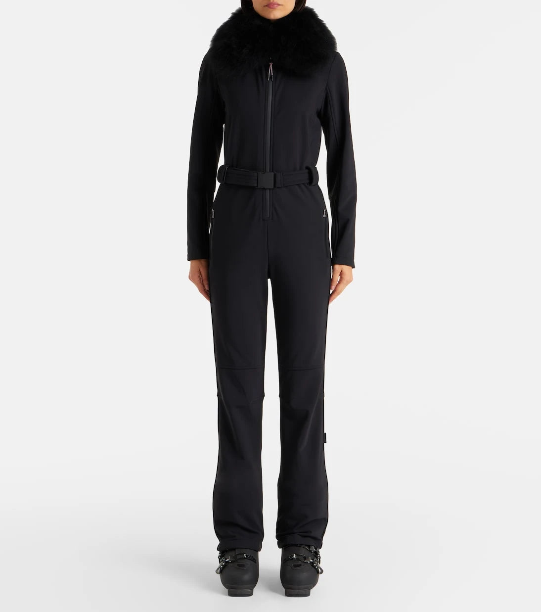 Yves Salomon - Shearling-trimmed belted ski suit