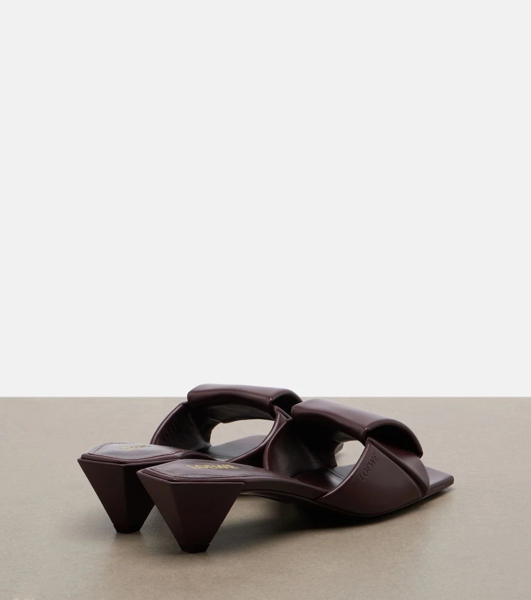 Loewe - Origami leather mules