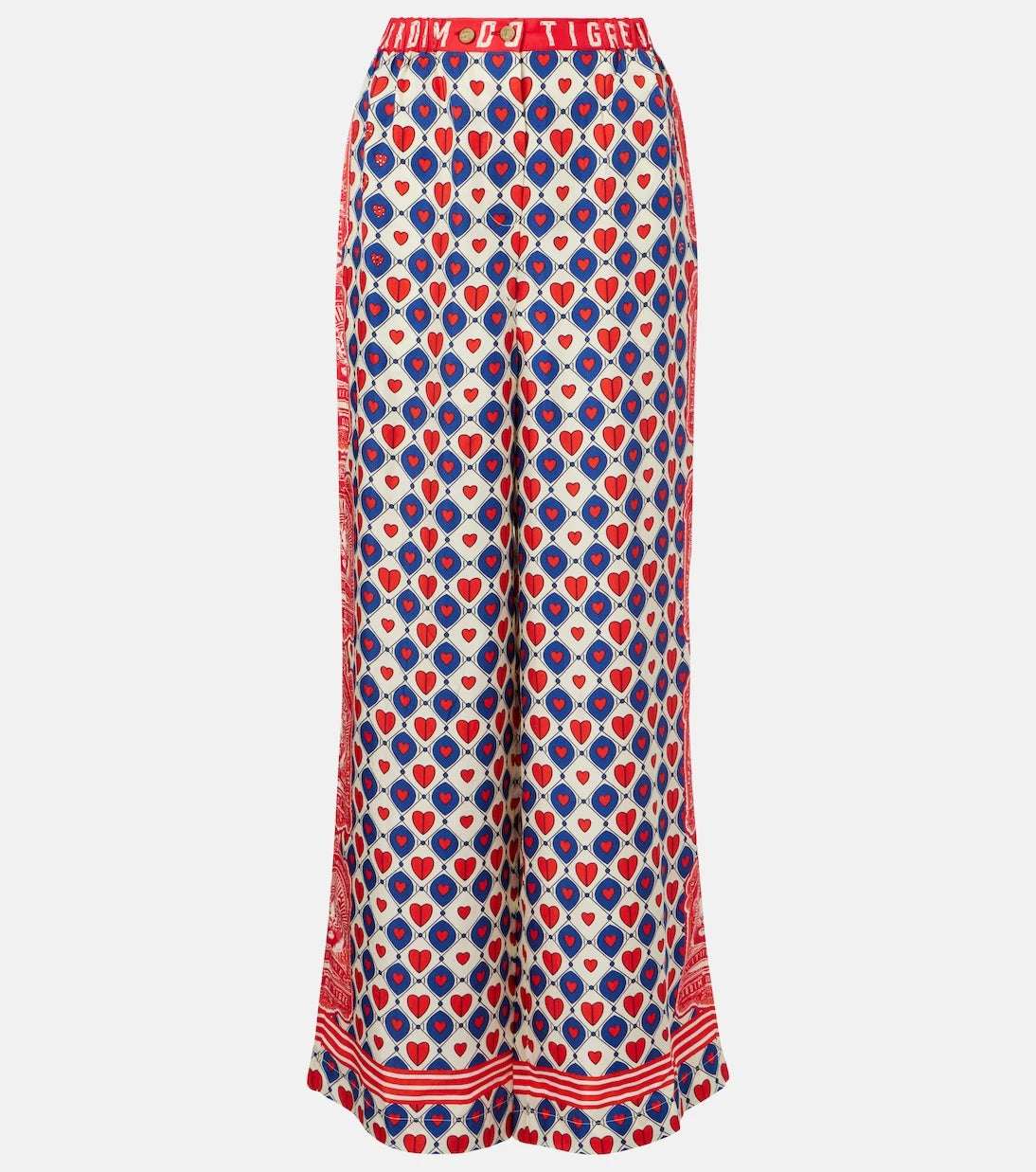 Camilla - Printed silk palazzo pants