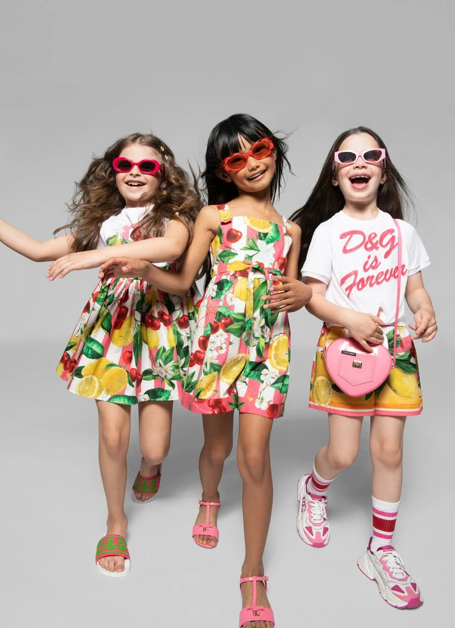 Dolce&Gabbana Kids - شورت قطني مطبوع