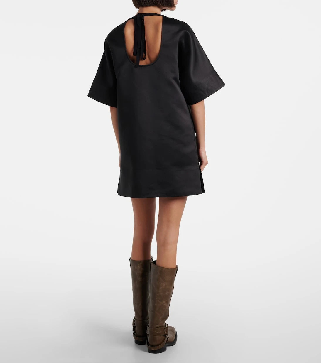 Ganni - Open-back minidress