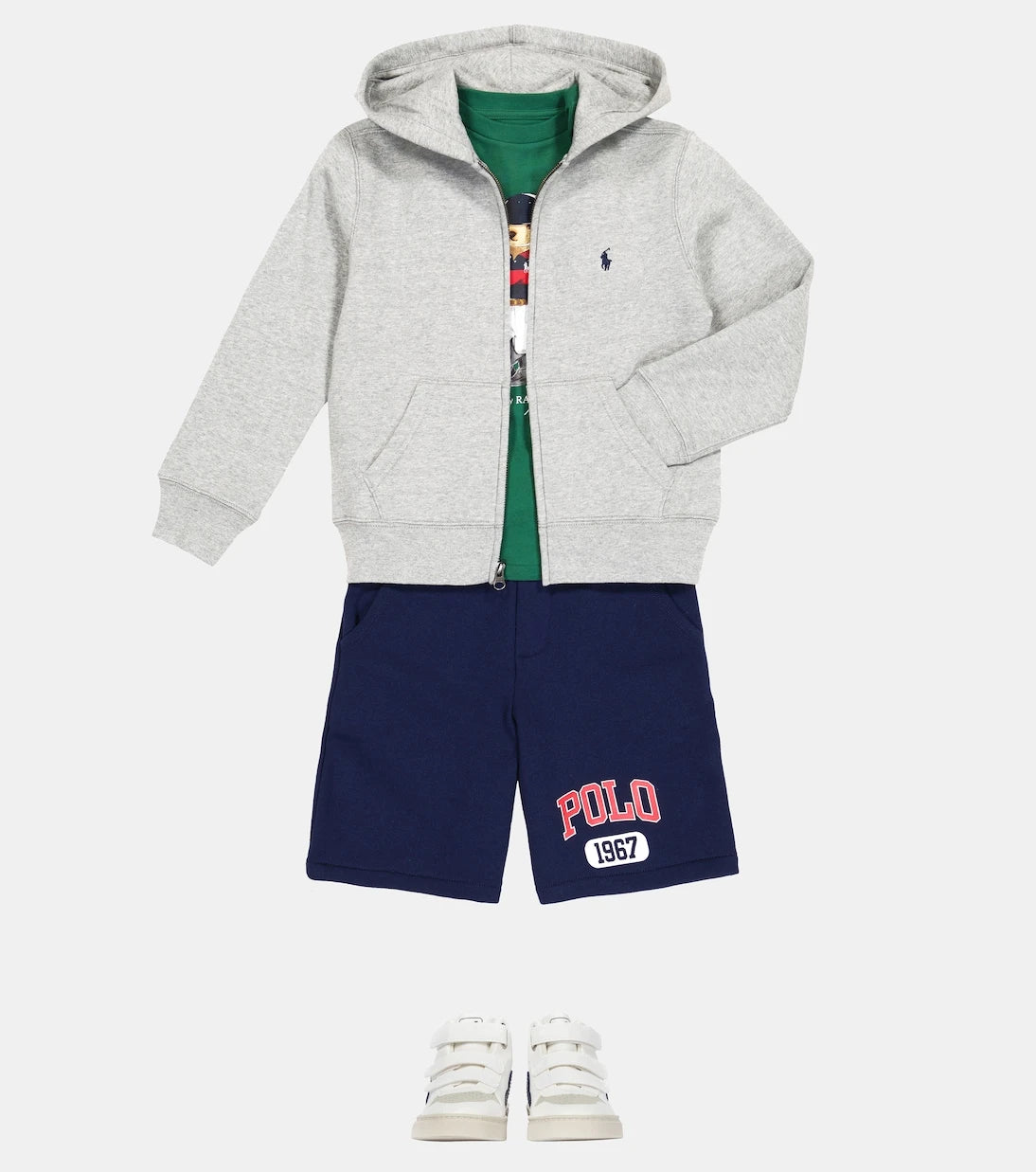 Polo Ralph Lauren Kids - Sudadera de malla de algodón