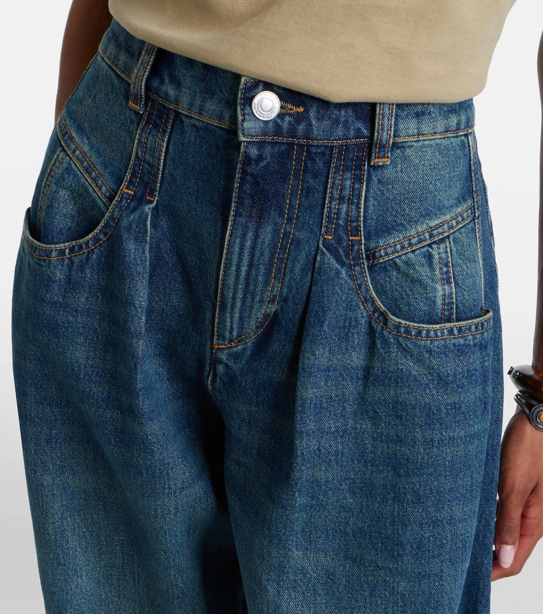 Isabel Marant - Lishaga barrel-leg jeans