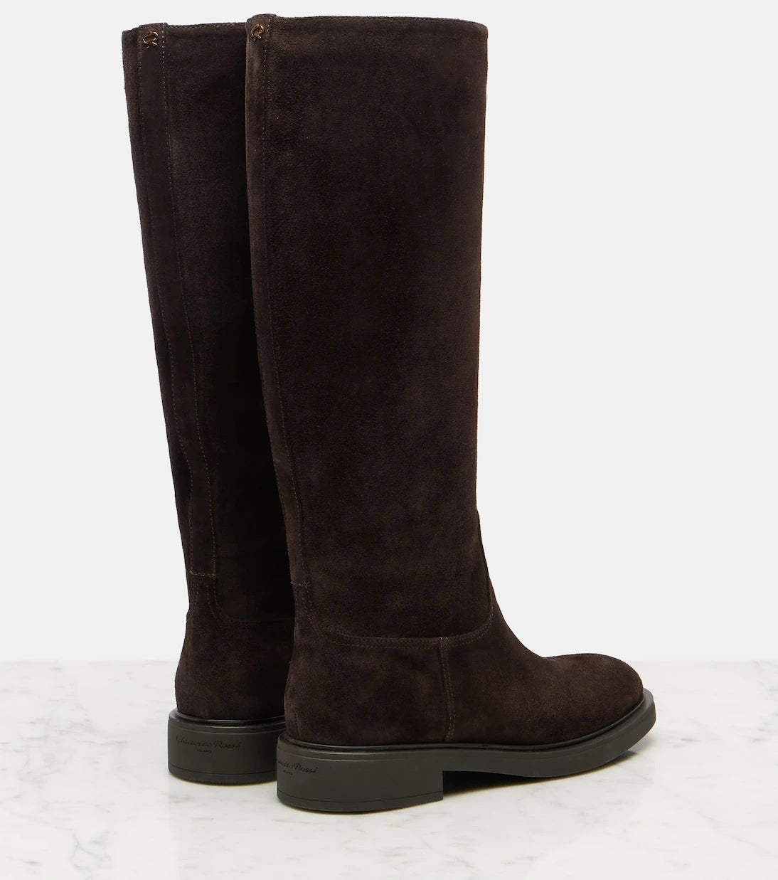 Gianvito Rossi - Ascott suede knee-high boots