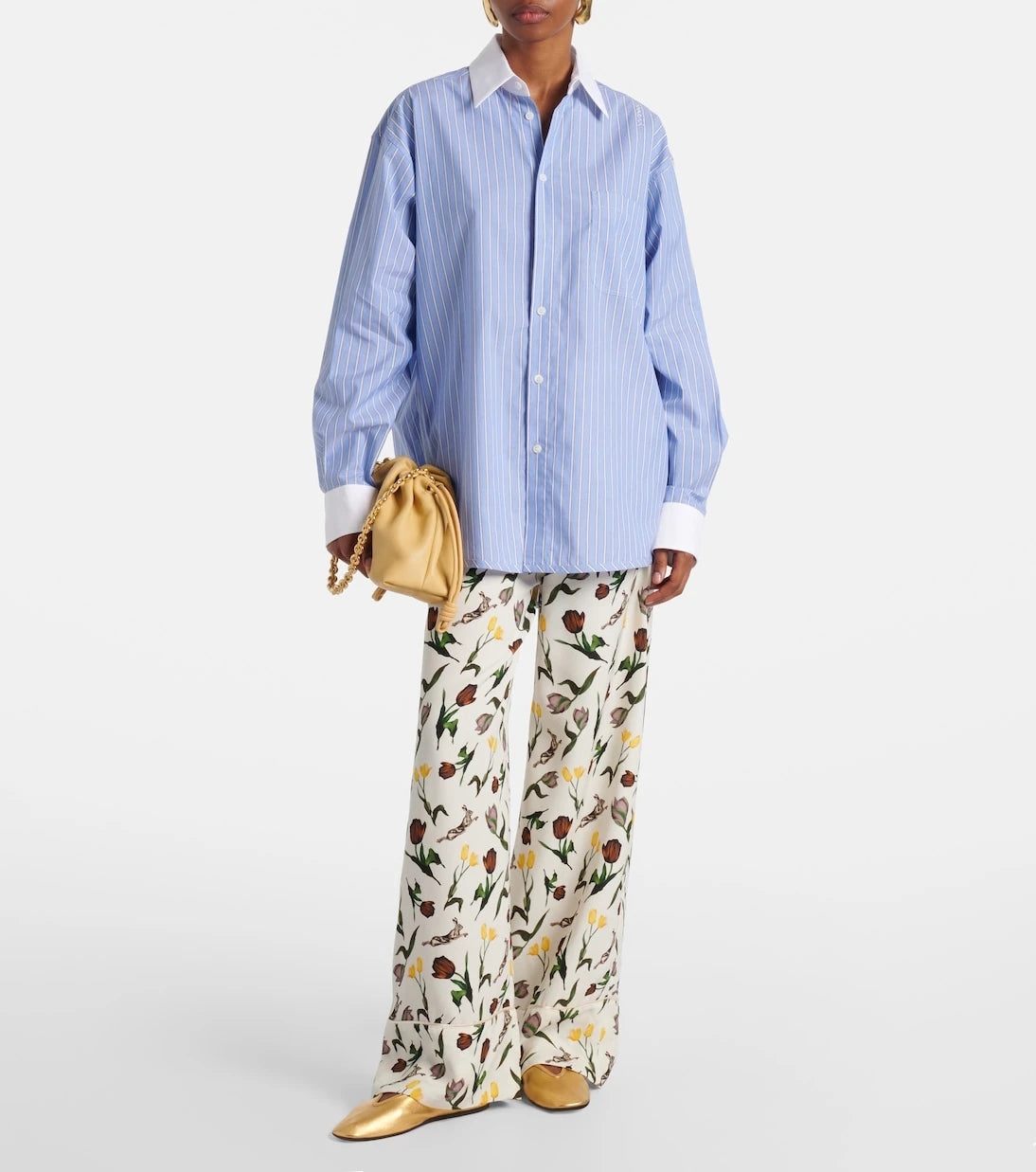 Marni - Printed silk palazzo pants