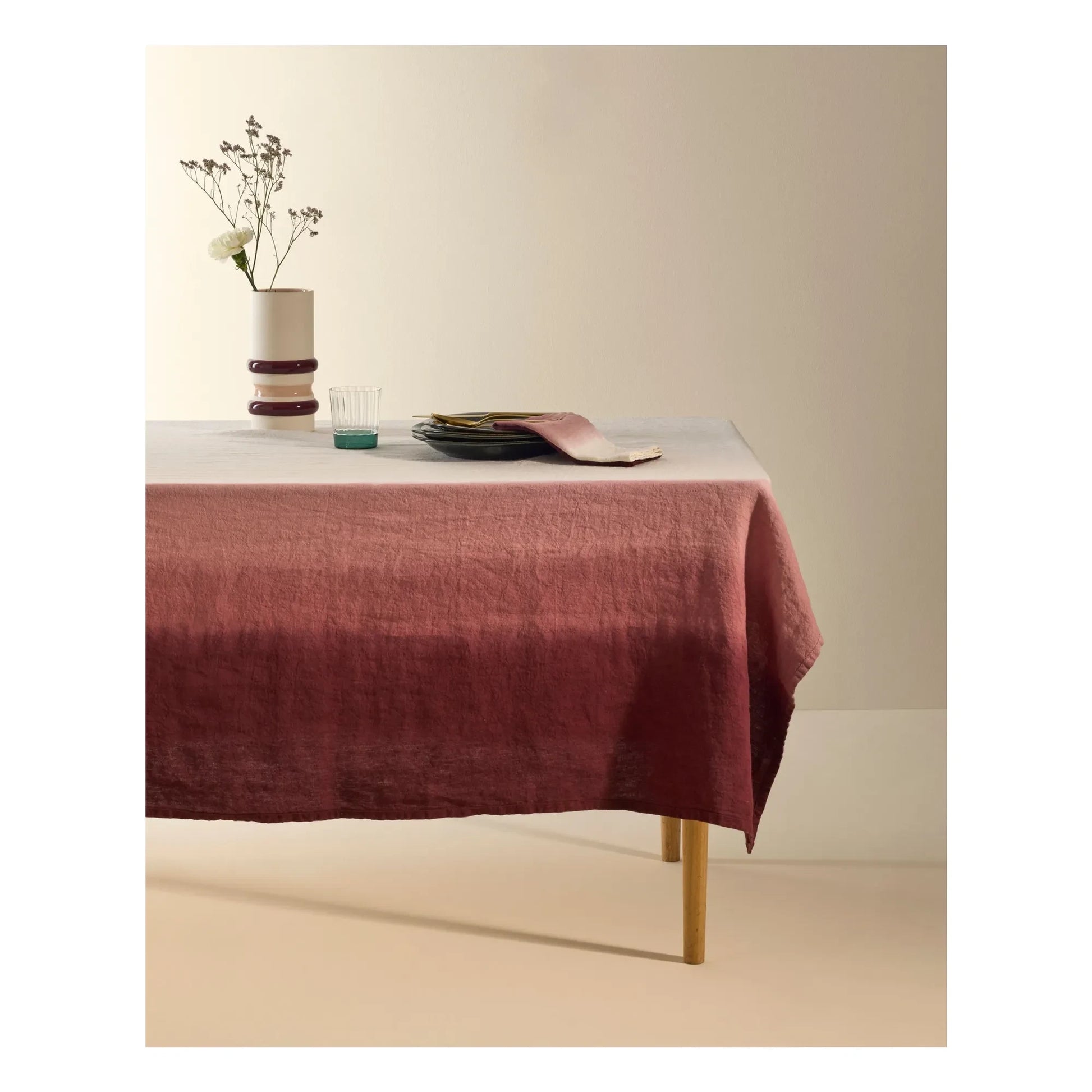 Maison Sarah Lavoine - Dip Dye Curtain | Carmine red