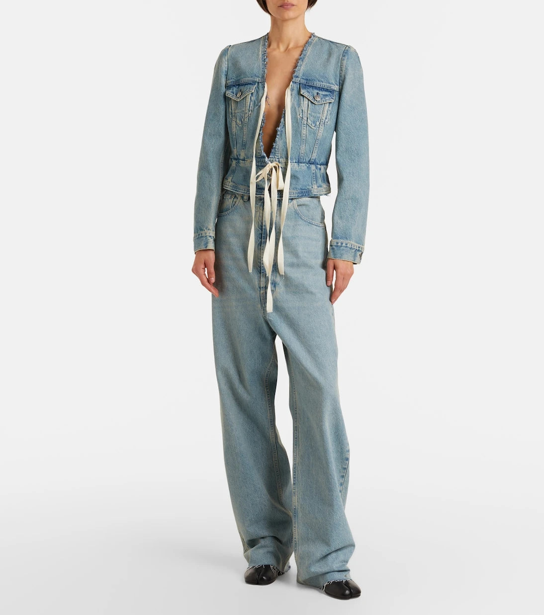Maison Margiela - جاكيت دنيم