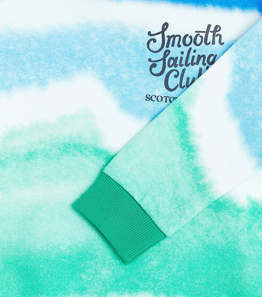 Scotch & Soda Kids - سويت شيرت قطني جيرسيه مصبوغ بنمط Tie-Dye
