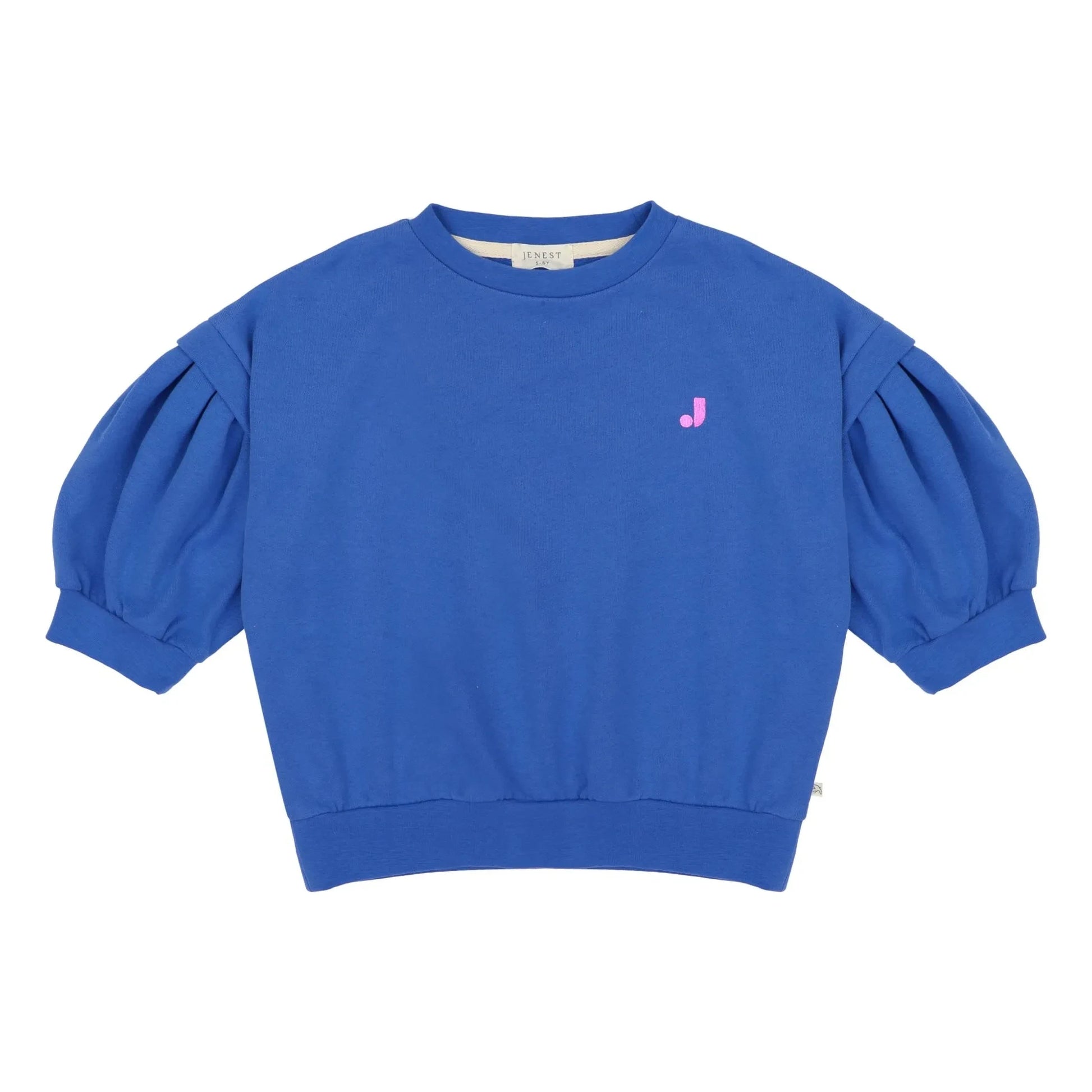 Jenest - Balloon Etoile organic cotton sweatshirt | Cobalt