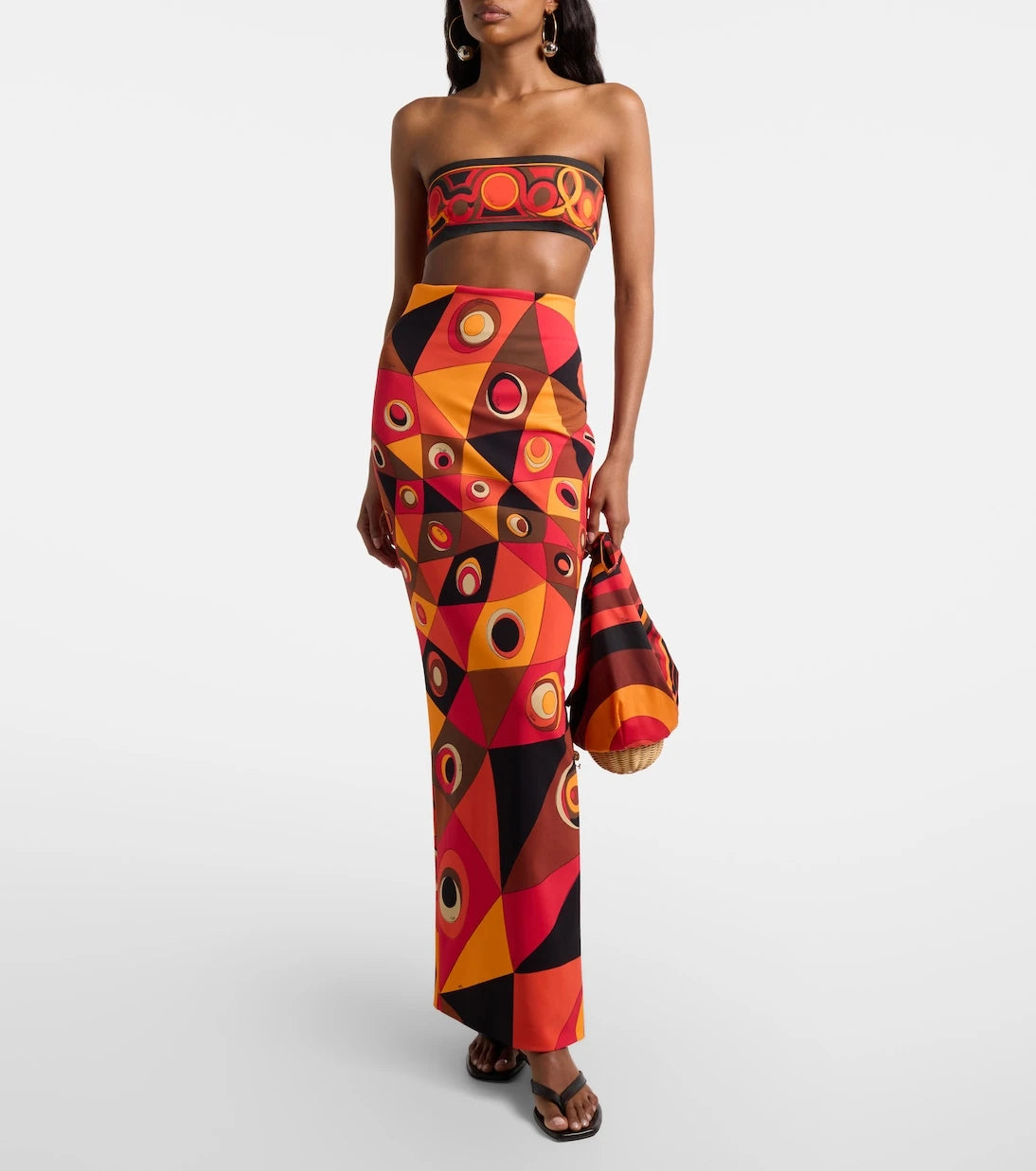 Pucci - Manuba cotton bandeau top