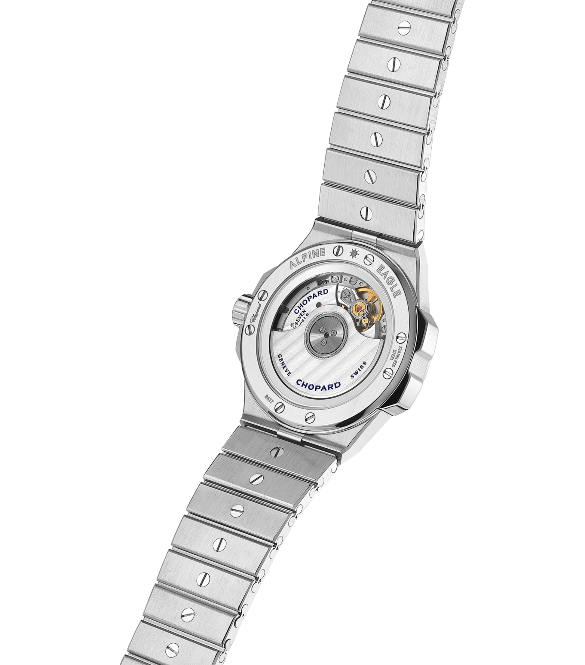 Stainless Steel and Diamond Alpine Eagle Watch 33mm