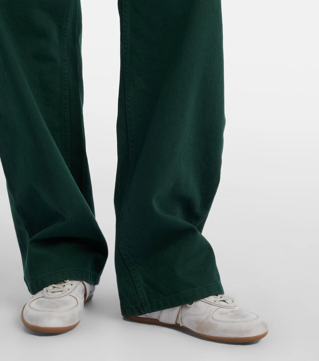 Miu Miu - Cotton gabardine straight pants