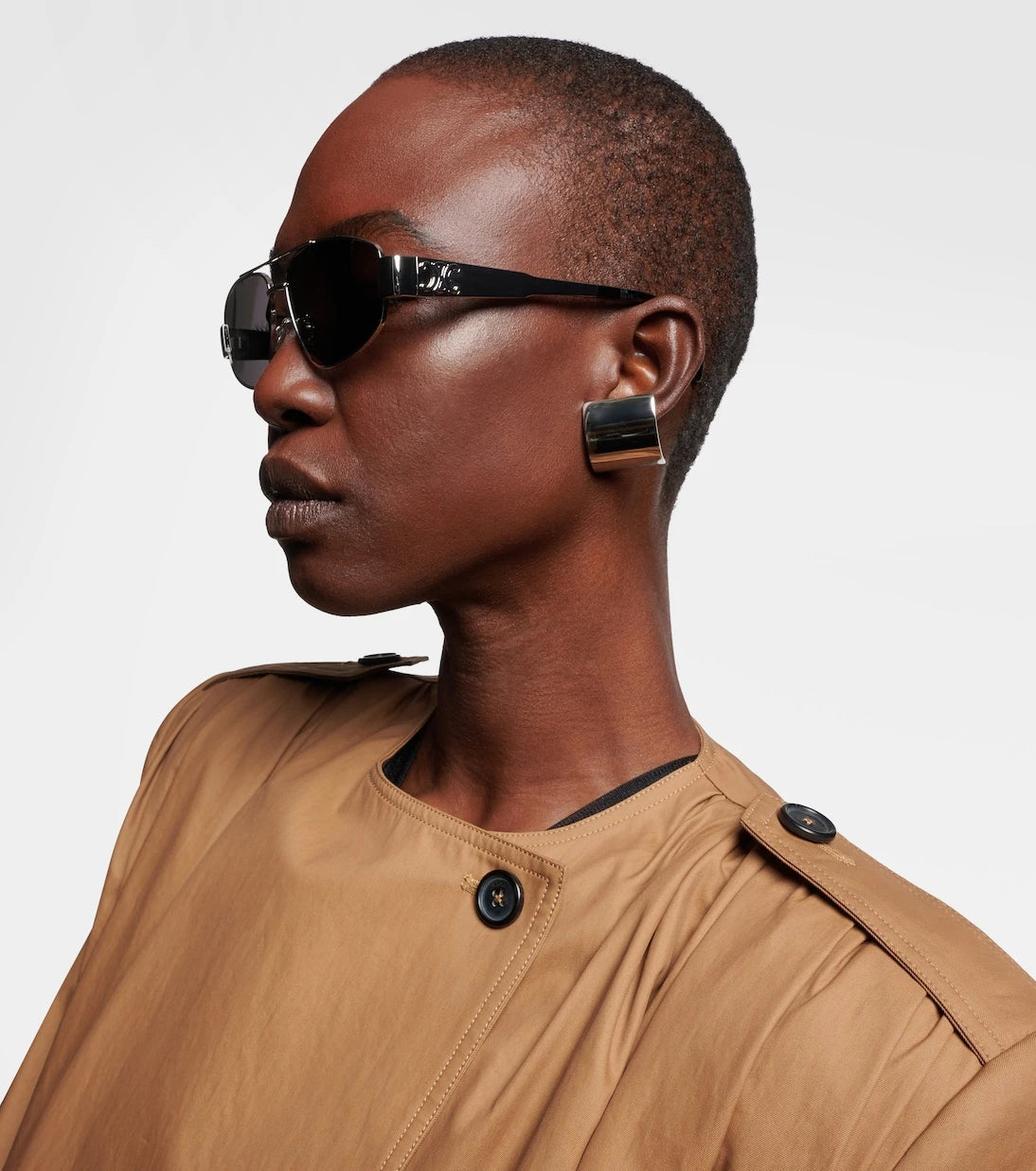 Celine Eyewear - Triomphe 03 Metal aviator sunglasses
