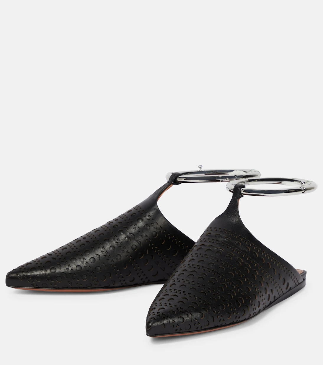 Alaïa - Convertible leather flats