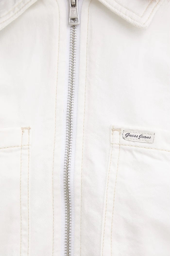 Guess Jeans дънково яке дамско с памук