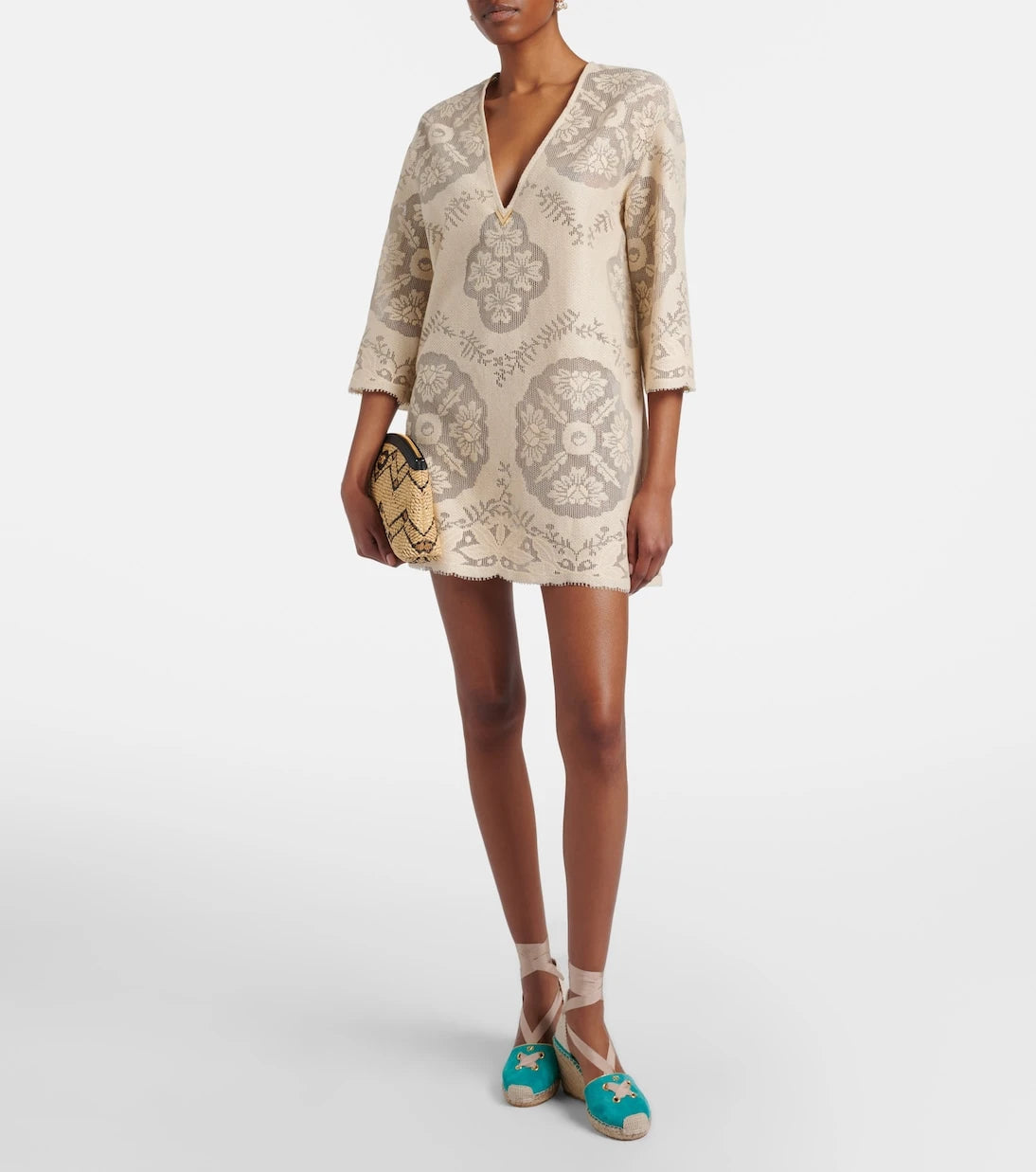 Valentino Garavani - Resort suede espadrille wedges