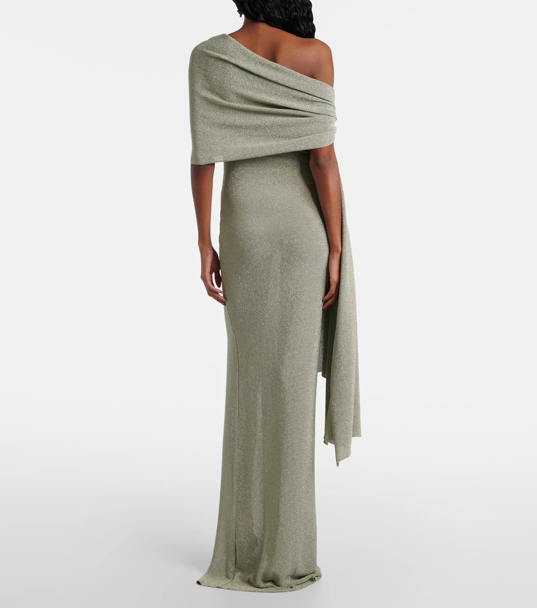Aya Muse - Draped one-shoulder maxi dress