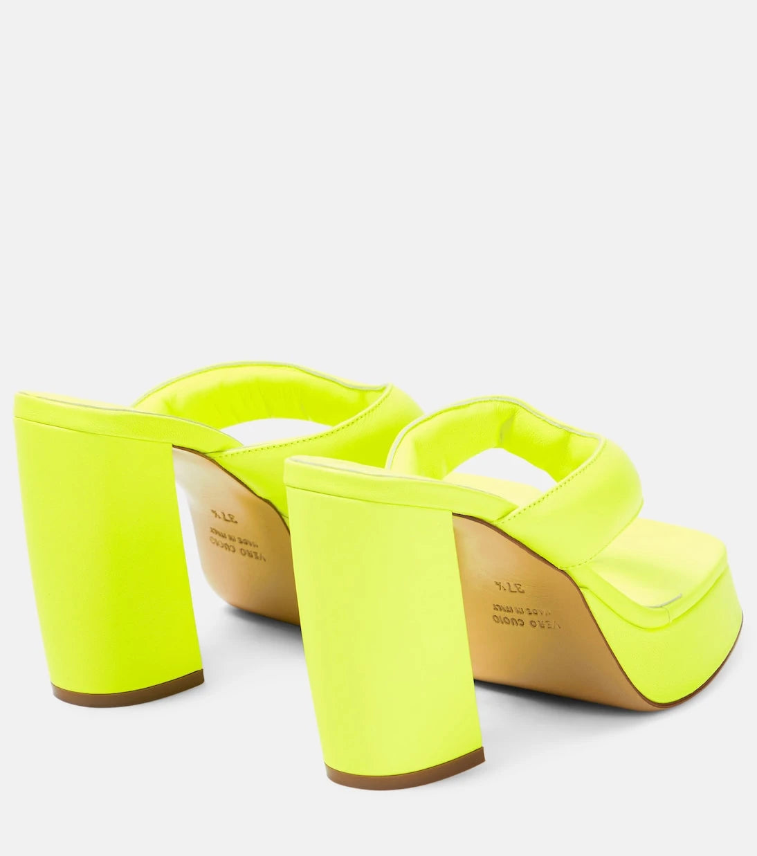 Gia Borghini - Gia 17 leather platform thong sandals