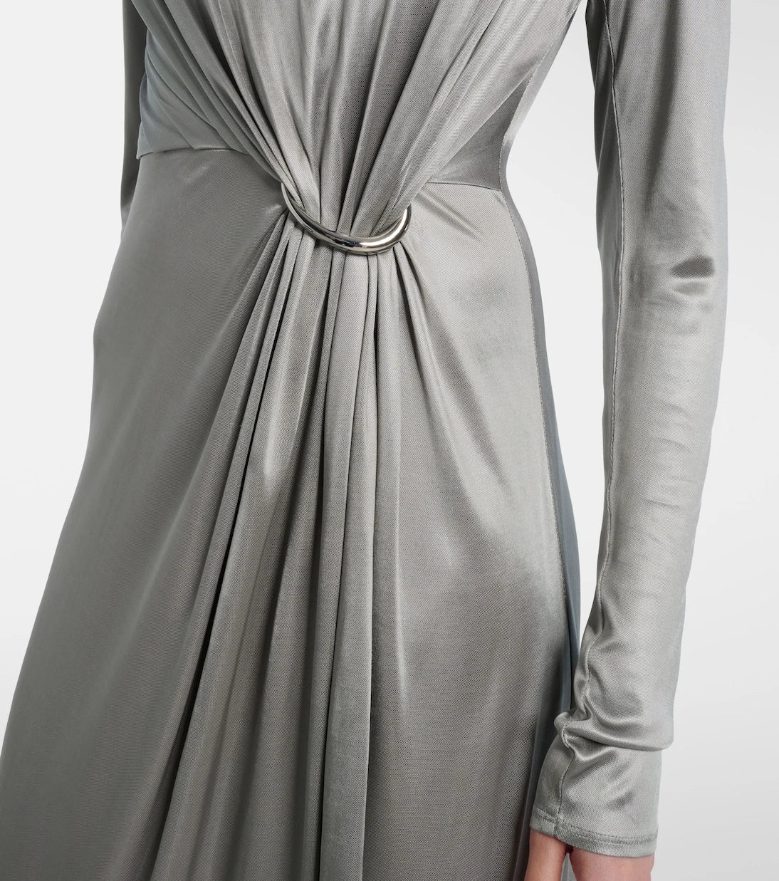 Tory Burch - Gathered jersey midi dress