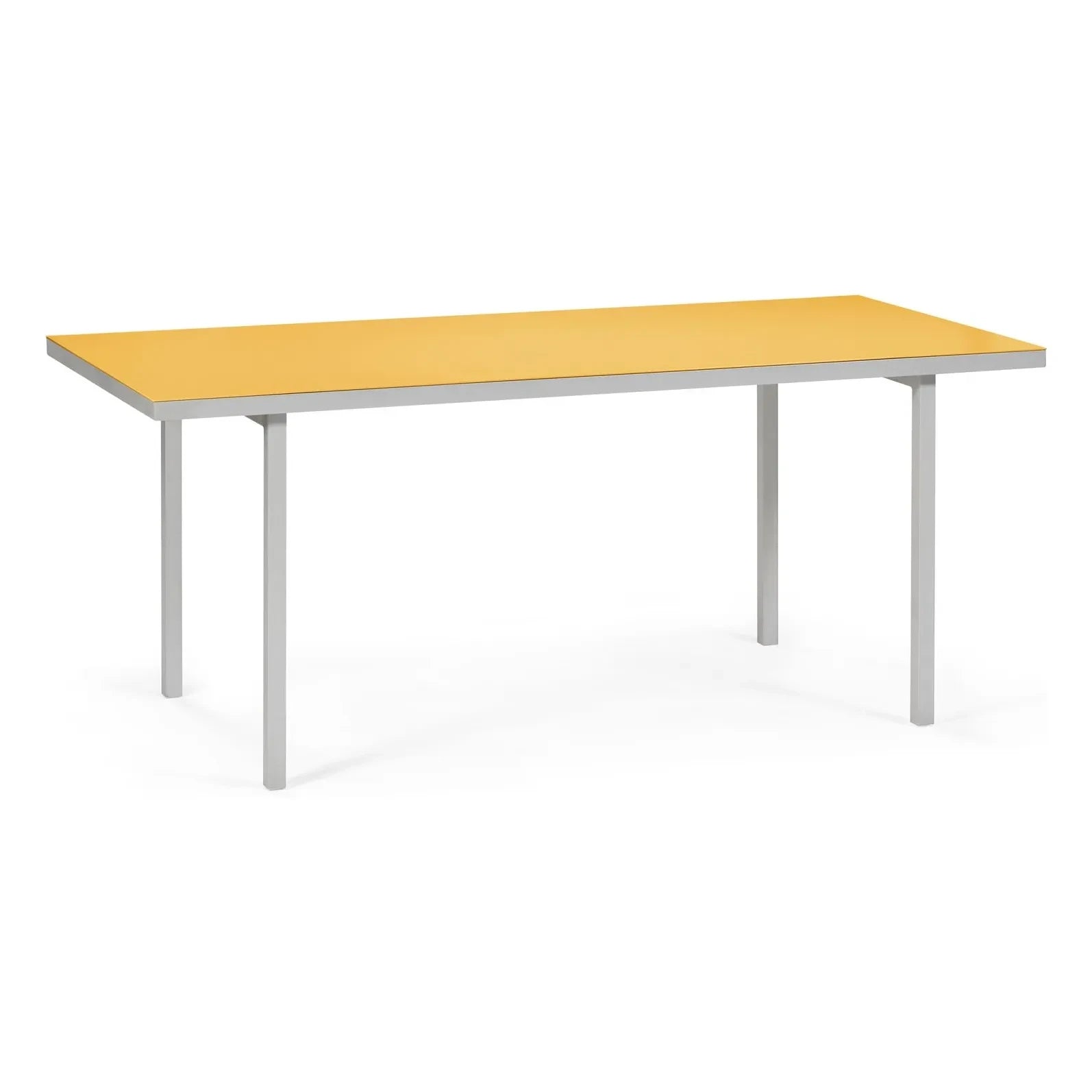 Valerie Objects - Alu dining table, Muller Van Severen | Yellow