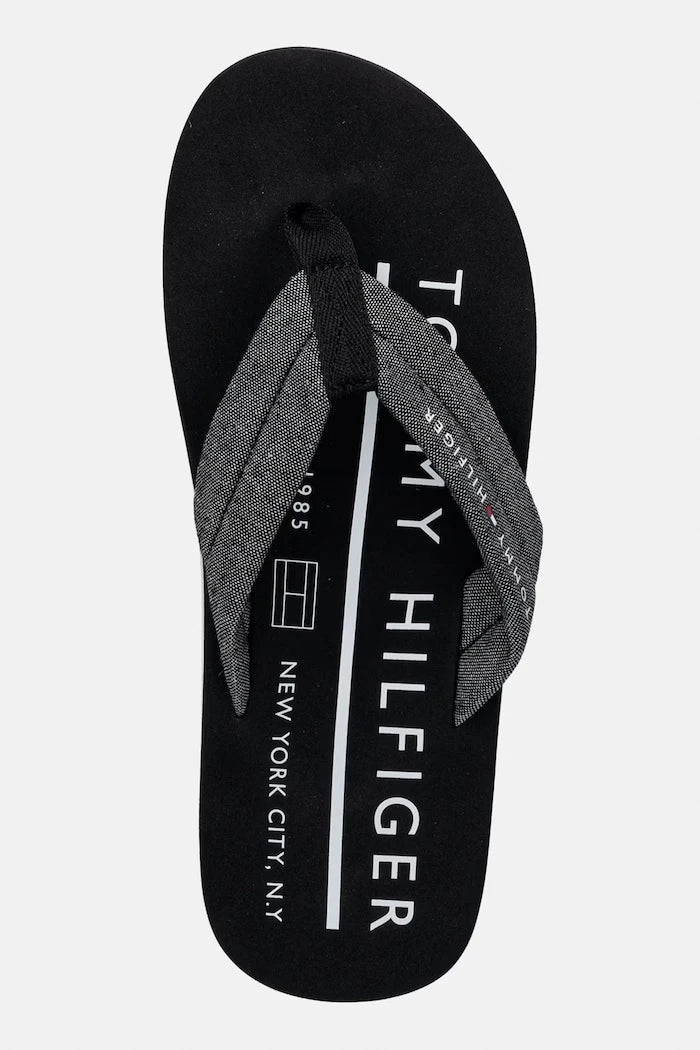 Tommy Hilfiger джапанки мъжки HILFIGER CHAMBRAY BEACH SANDAL