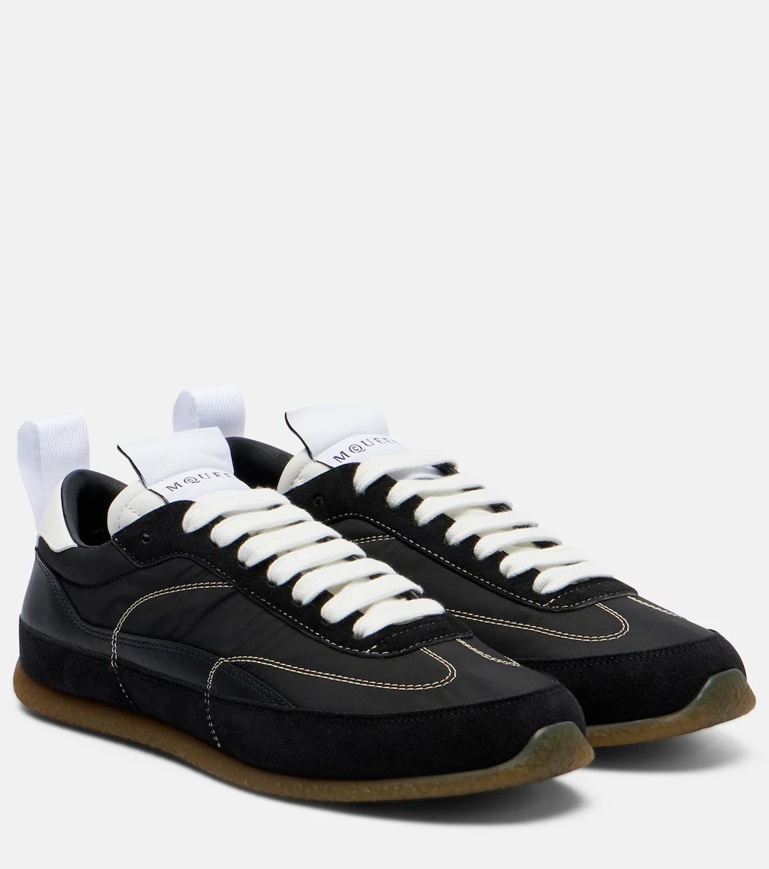 McQueen - EC1 suede-trimmed sneakers
