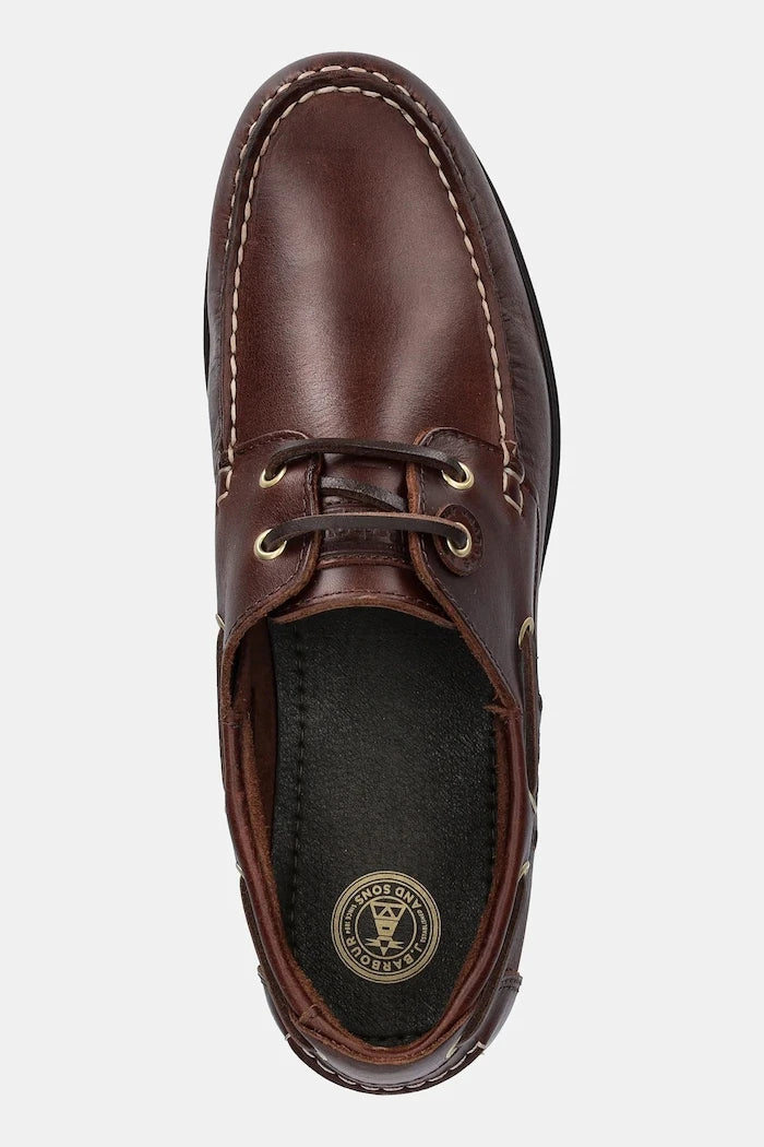 Кожени половинки обувки Barbour Wake
