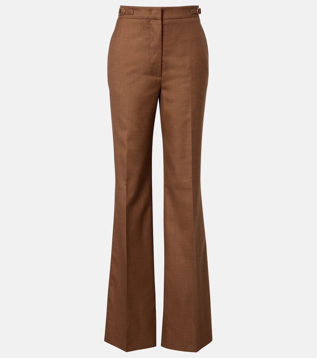 Gabriela Hearst - Vesta wool and silk flared pants