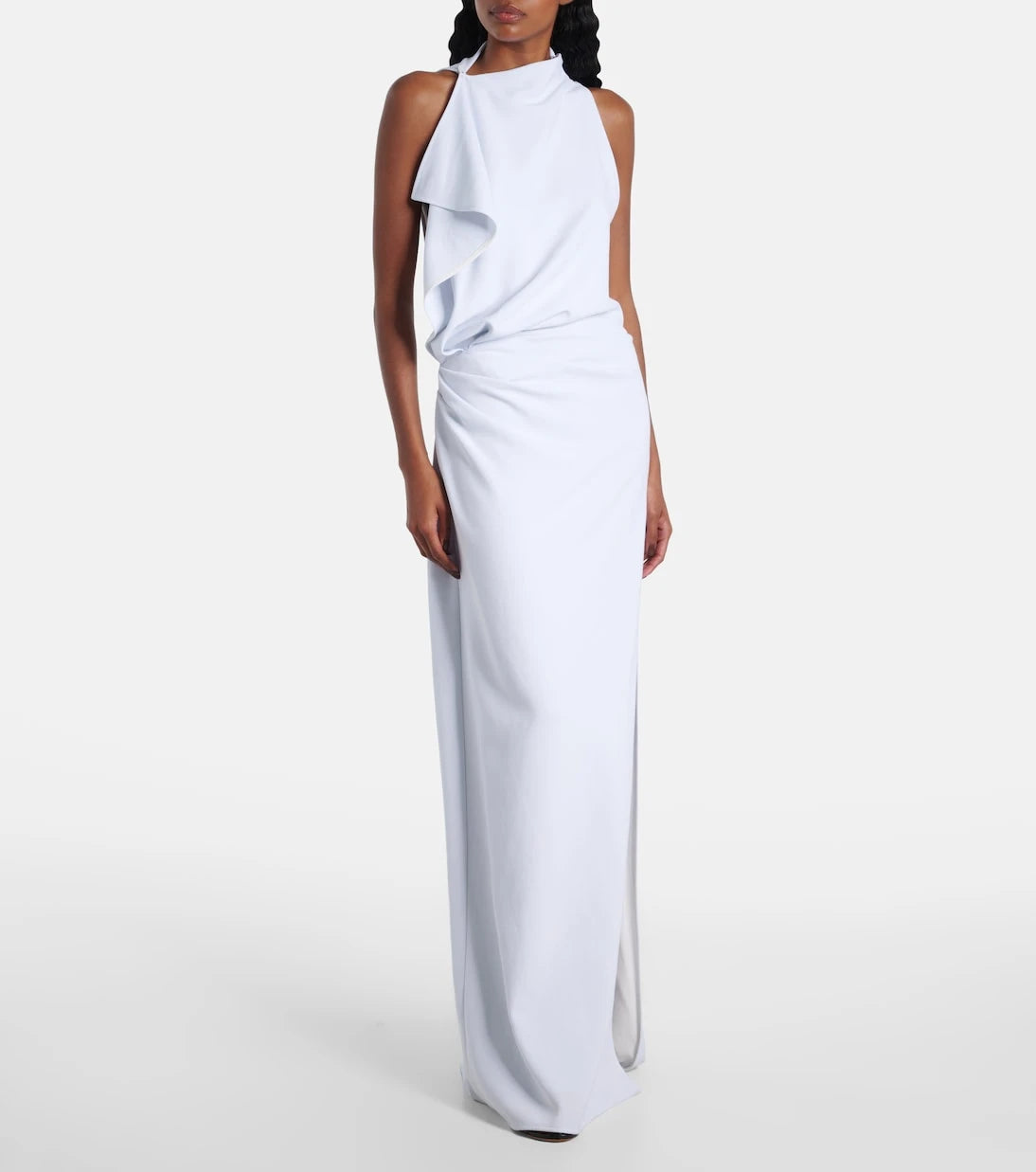 Proenza Schouler - Devyn crêpe draped maxi dress