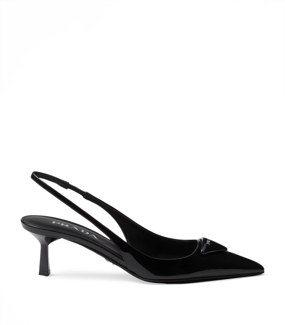 Prada Patent Leather Slingback Pumps 55