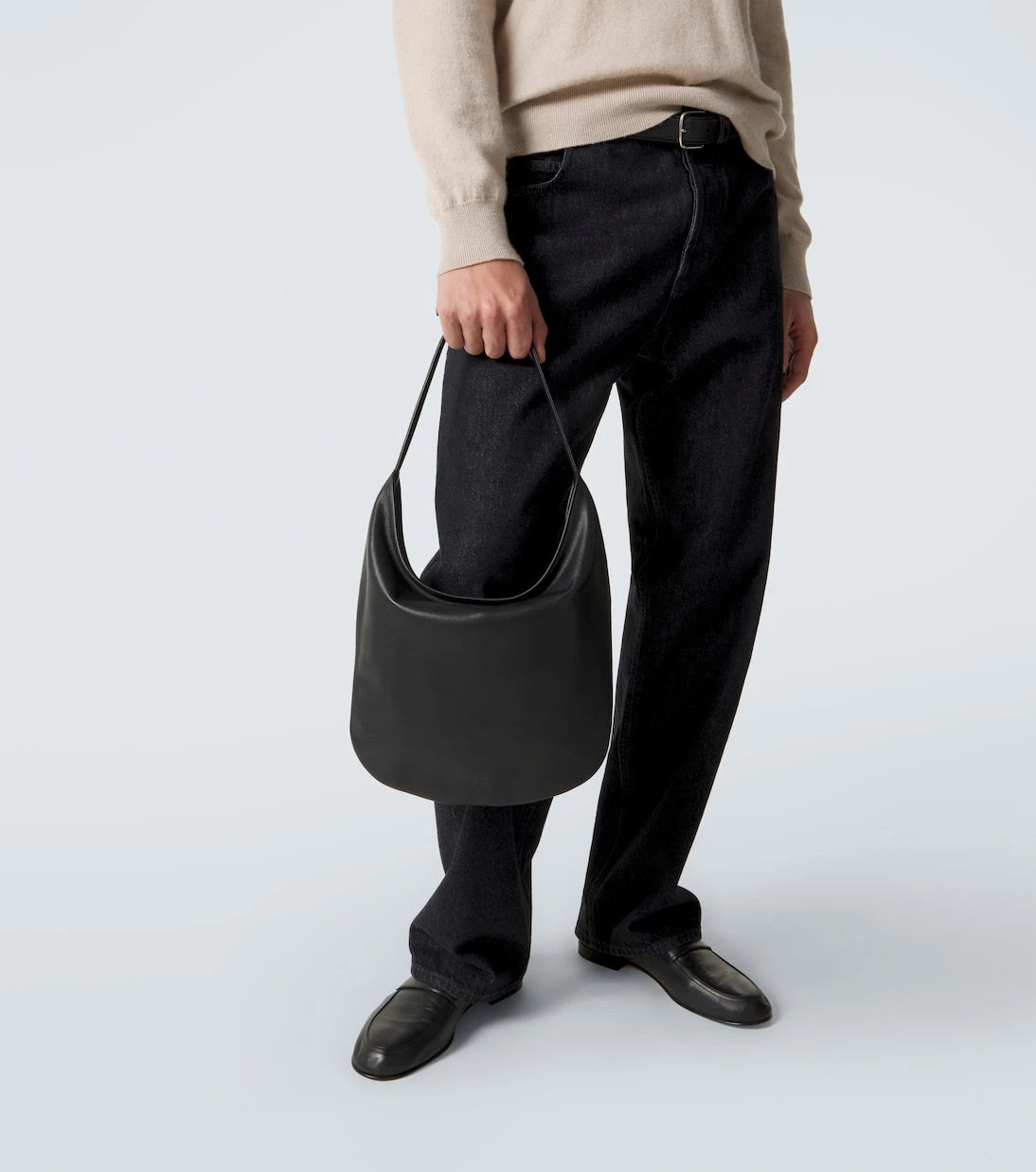 The Row - N/S Izzy leather shoulder bag