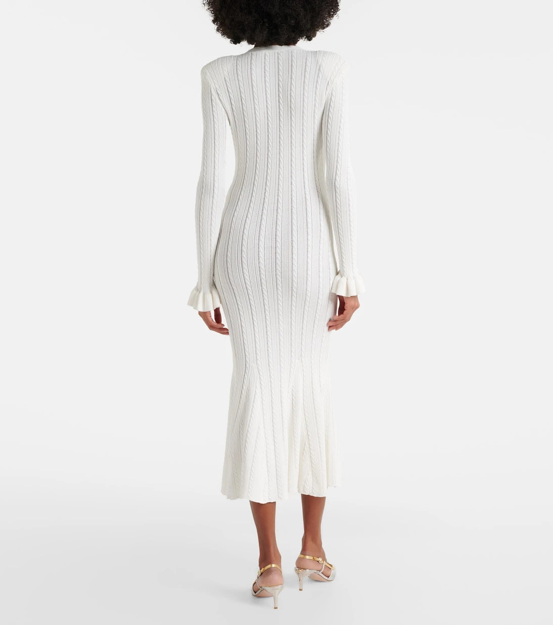 Self-Portrait - January embellished midi dress