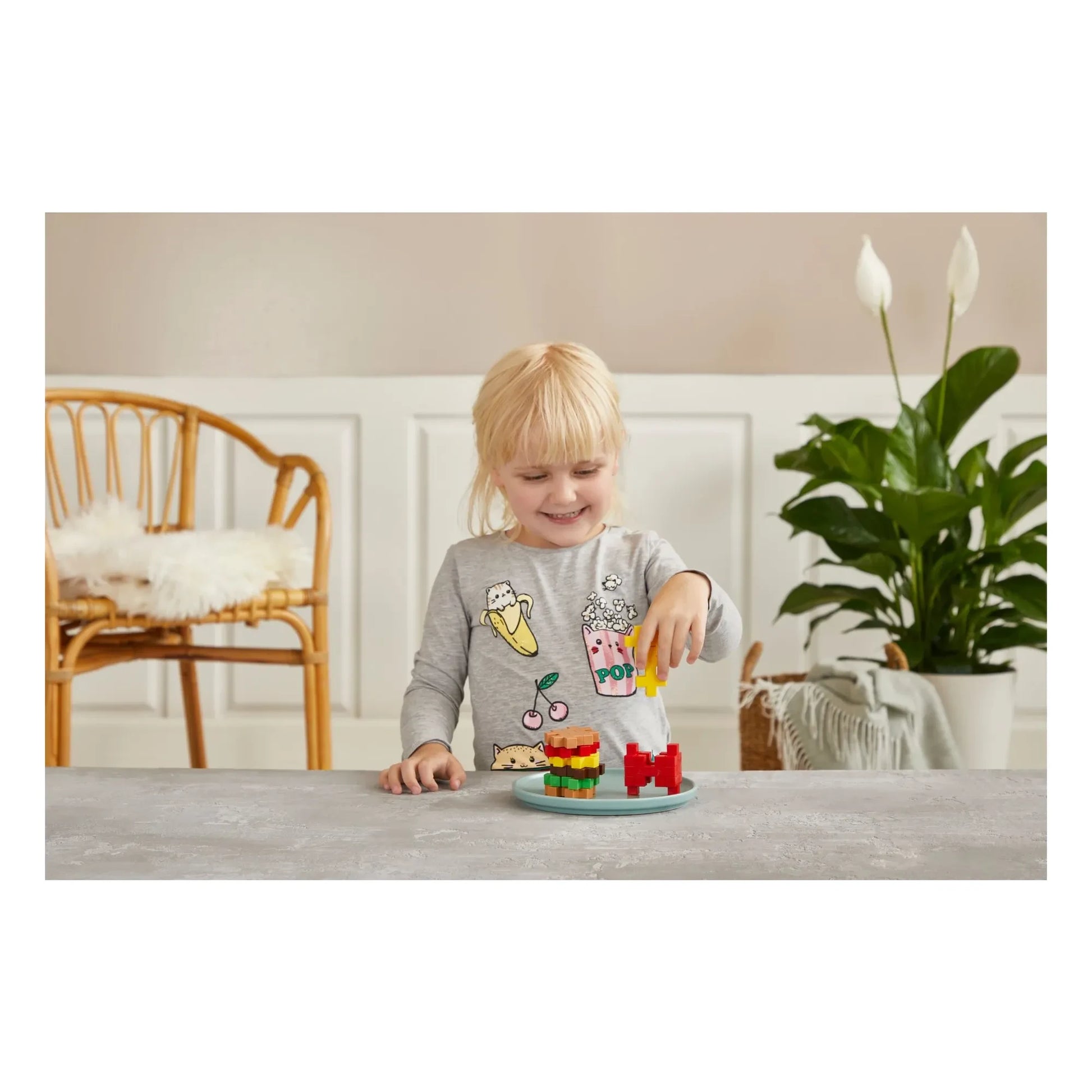 Plus-Plus - Foodies activity box - 40 pieces