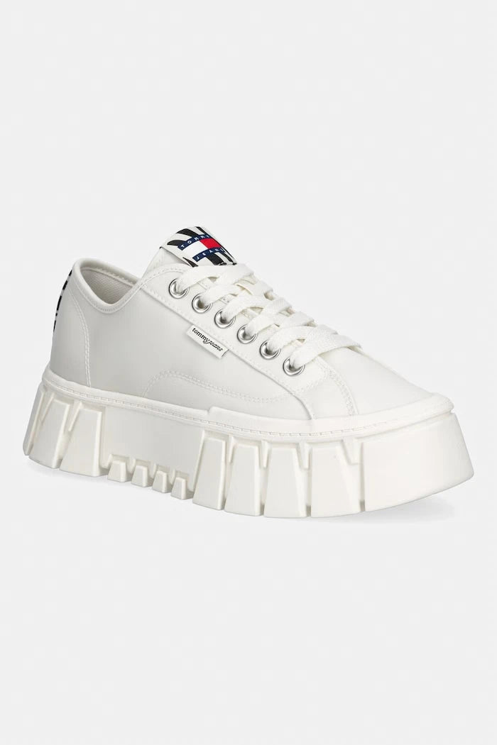 Tommy Jeans TJ PLATFORM SNEAKER ZEBRA kadın spor ayakkabı