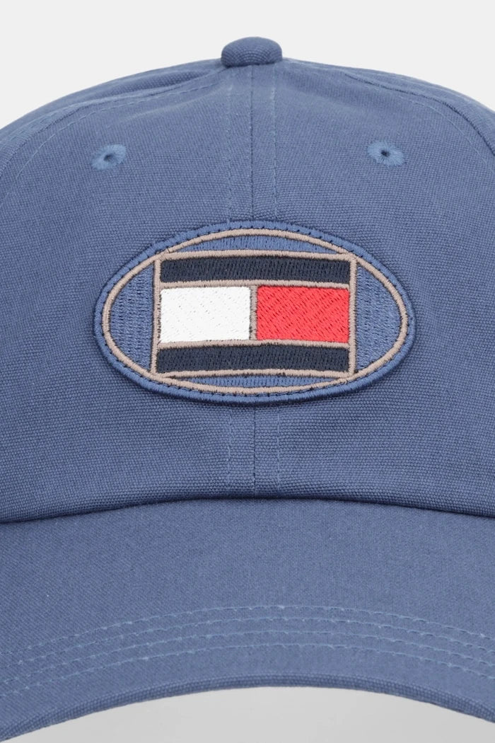 Памучна шапка с козирка Tommy Hilfiger