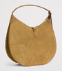 Medium Suede ID Shoulder Bag