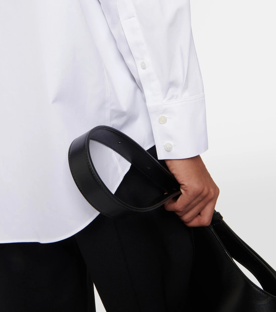 Alaïa - Oversized cotton shirt