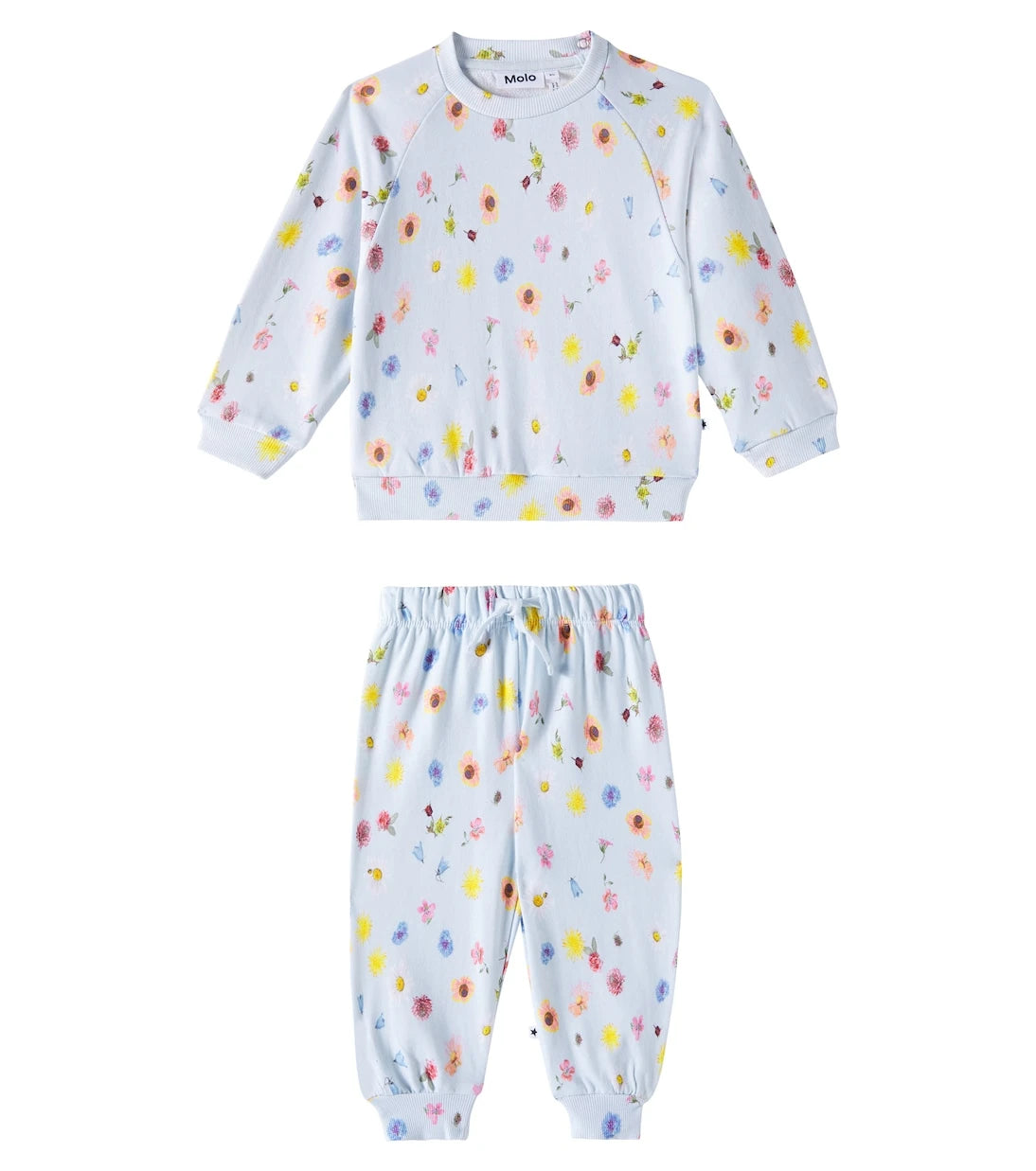 Molo - Baby Disc cotton sweatshirt and sweatpants set