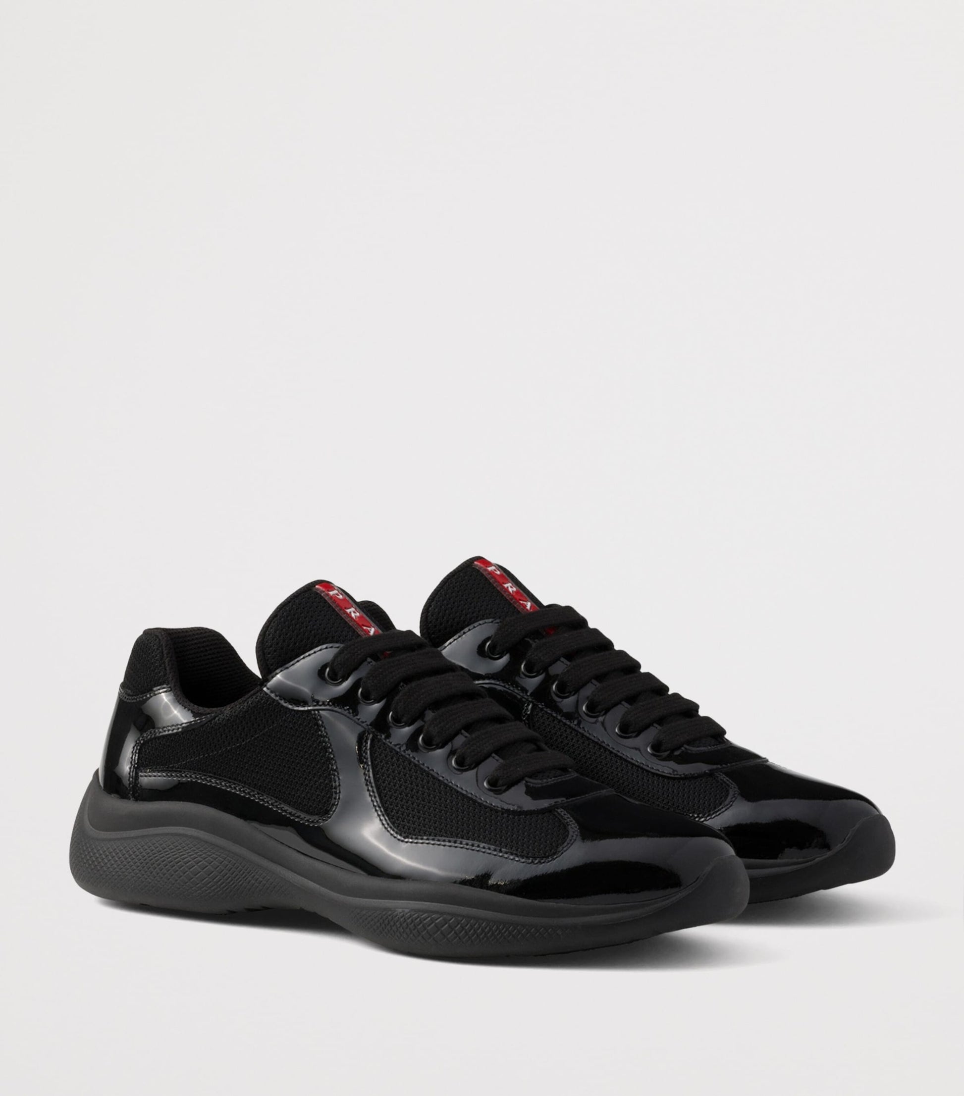 Patent Leather-Blend America's Cup Sneakers
