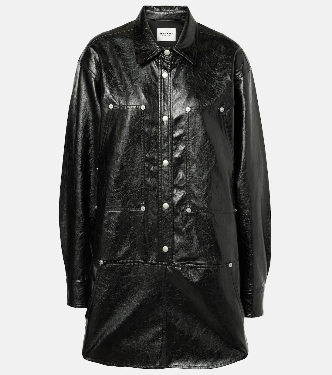 Marant Etoile - Ayali faux leather minidress
