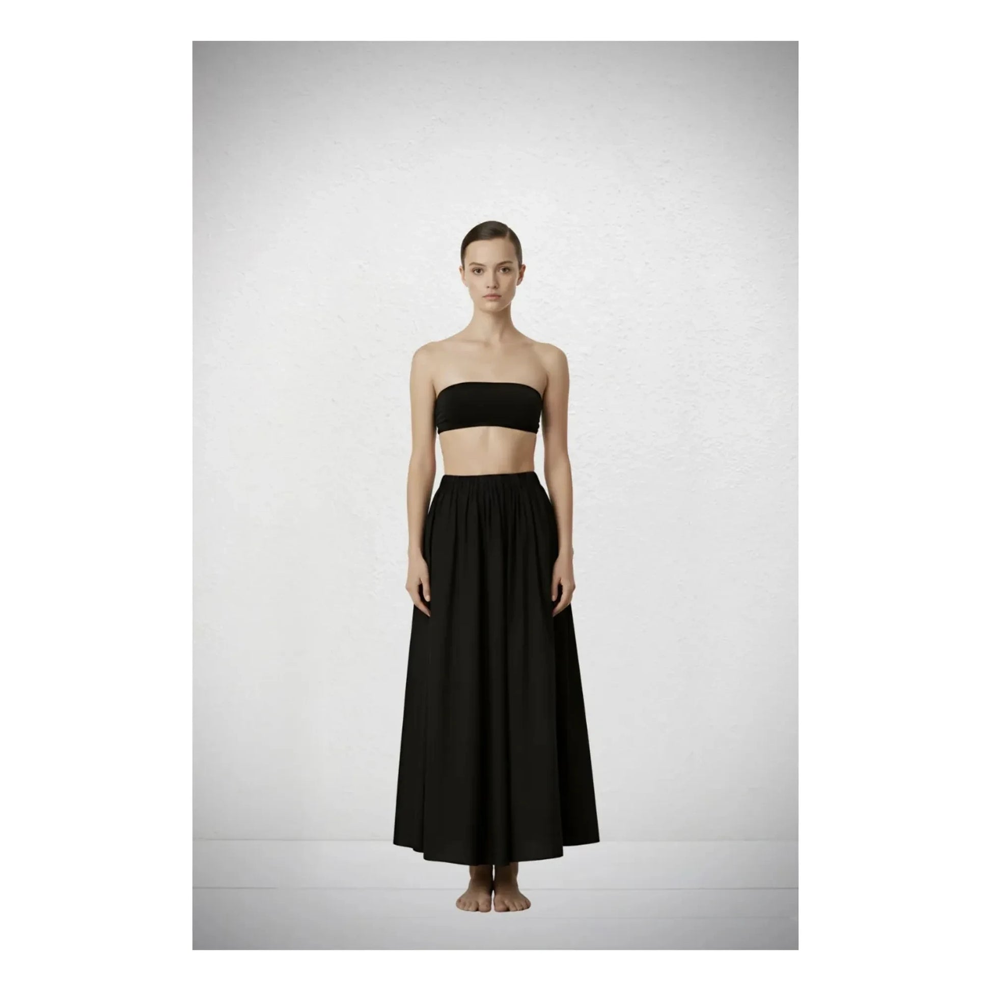 Vanessa Sposi - Poplin skirt | Black