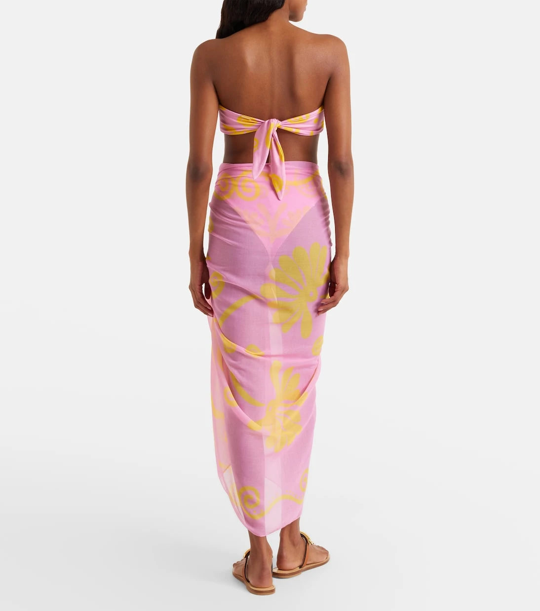 Cala de la Cruz - Luana printed beach cover-up
