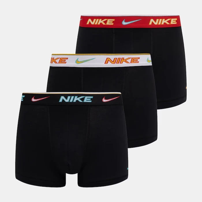 Nike pamuk ve elastanlı erkek boxer 3'lü paket