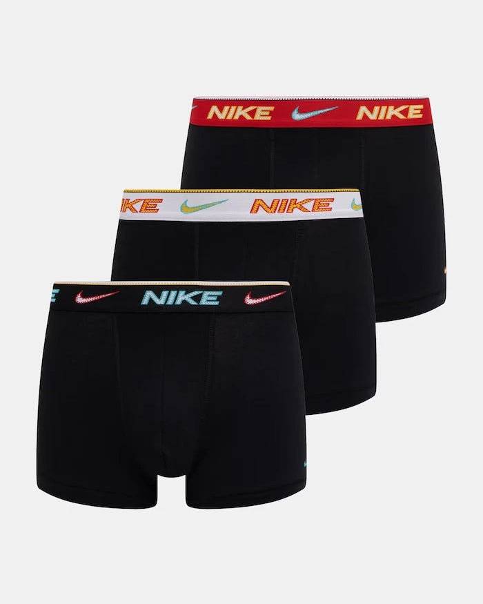 Nike pamuk ve elastanlı erkek boxer 3'lü paket